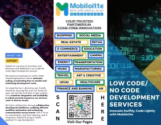 Low Code/No Code Apps Development Services