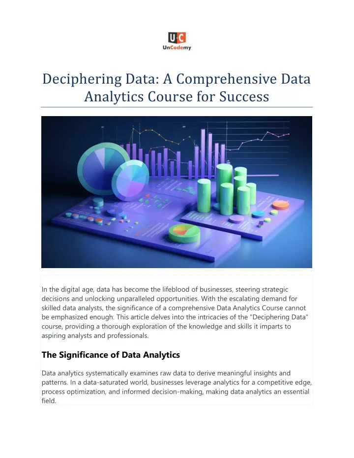 deciphering data a comprehensive data analytics