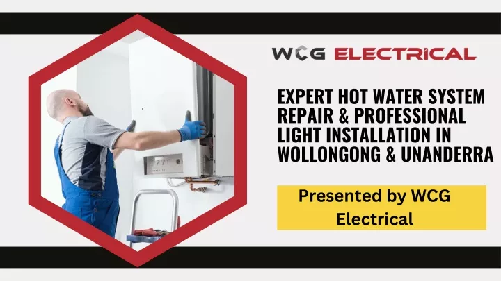 expert hot water system repair professional light