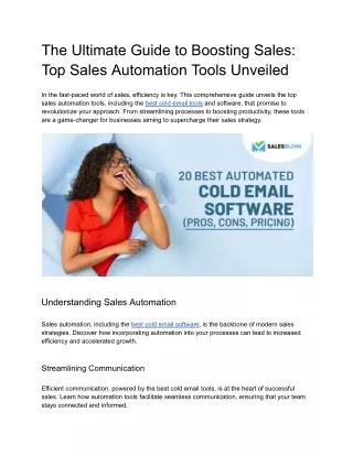 The Ultimate Guide to Boosting Sales_ Top Sales Automation Tools Unveiled