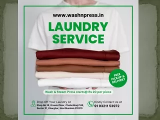 Dry Cleaning & Laundry Service in Kharghar