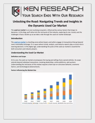 unlocking the road navigating trends and insights