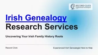 Uncovering Your Irish Family History Roots