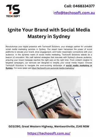 Ignite Your Brand with Social Media Mastery in Sydney