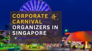 Corporate Carnival Organizers in Singapore
