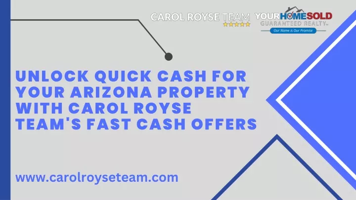 unlock quick cash for your arizona property with