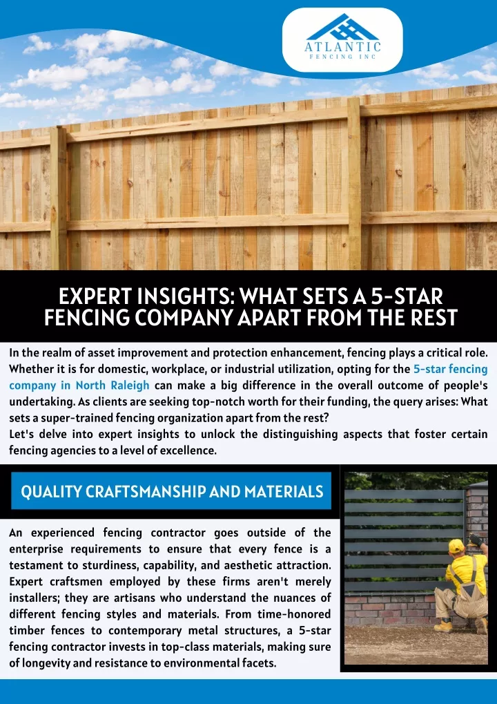 expert insights what sets a 5 star fencing