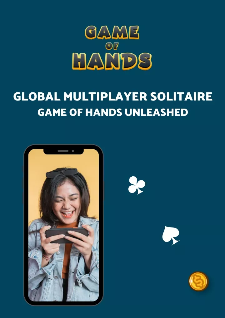 global multiplayer solitaire game of hands
