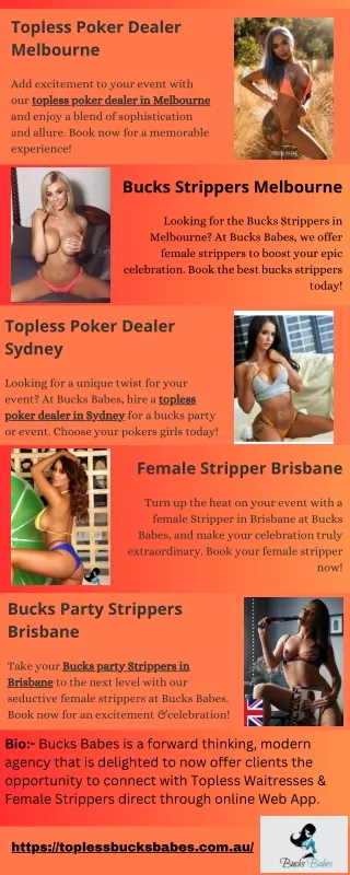 Topless Poker Dealer Melbourne