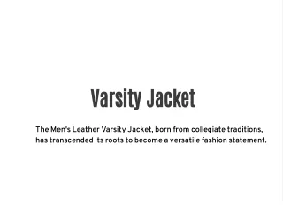 Varsity Jacket