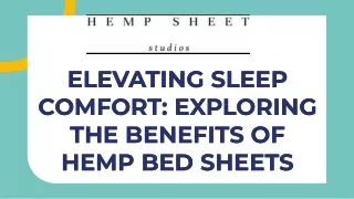 Hemp Bed Sheets