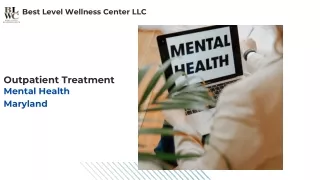 Outpatient Treatment Mental Health Maryland