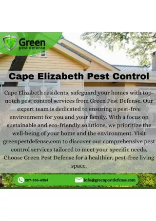 Cape Elizabeth Pest Control