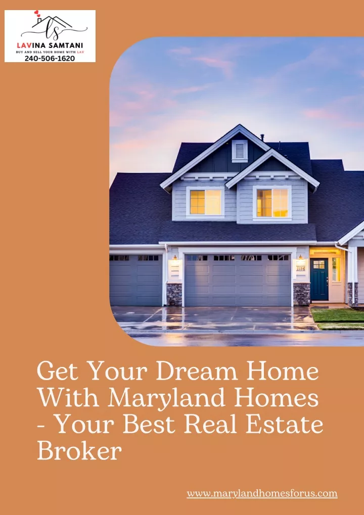 get your dream home with maryland homes your best