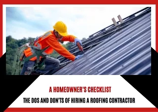 Hire A Best Professional Roofing Contractors