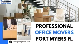 Professional Office Movers Fort Myers FL