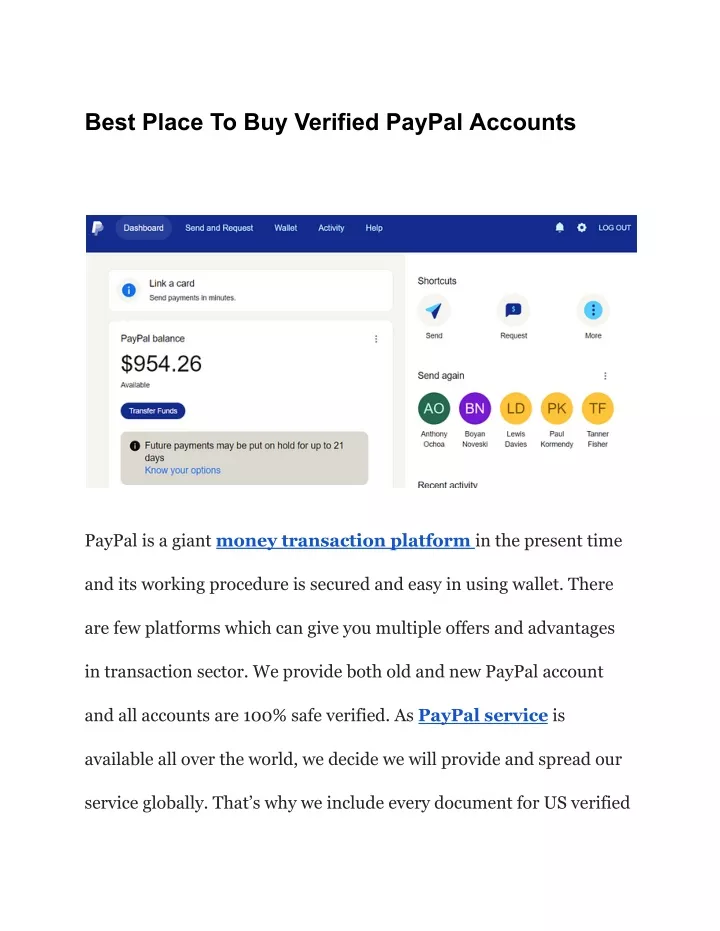 best place to buy verified paypal accounts