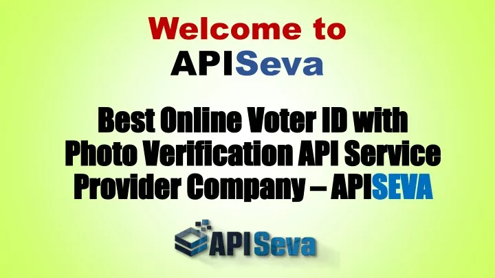 welcome to api seva