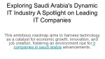 Exploring Saudi Arabia's Dynamic IT Industry A Spotlight on Leading IT Companies - slide 1