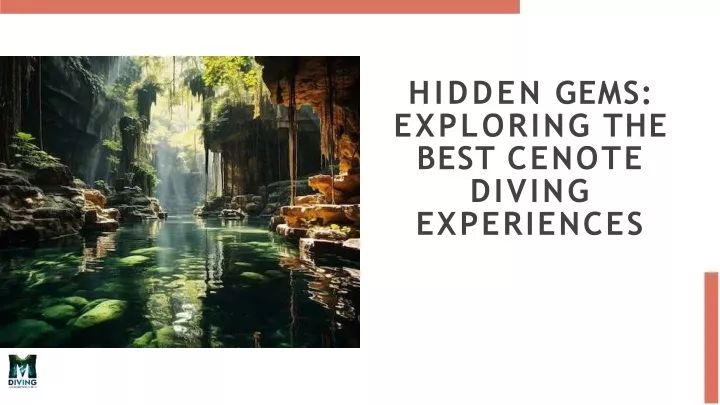 hidden gems exploring the best cenote diving experiences