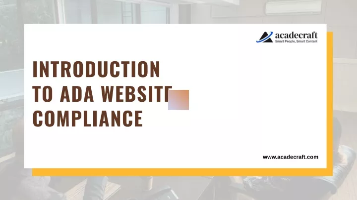 introduction to ada website compliance