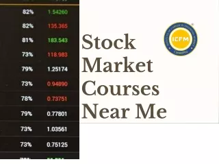 Mastering Investments: Explore Top-notch Stock Market Courses Near You for Finan