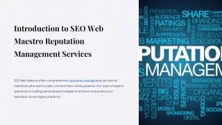 Introduction-to-SEO-Web-Maestro-Reputation-Management-Services