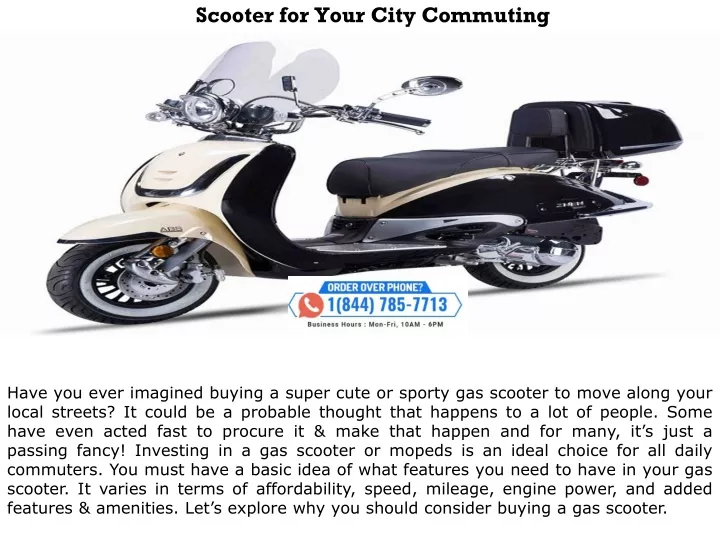 scooter for your city commuting