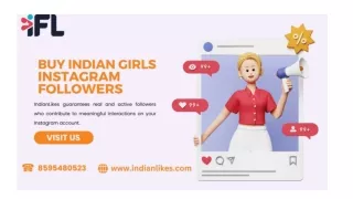 Buy Indian Girls Instagram Followers - IndianLikes