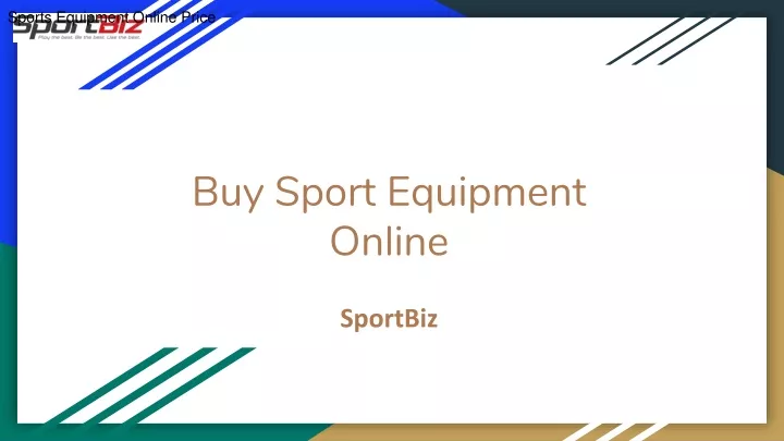 buy sport equipment online