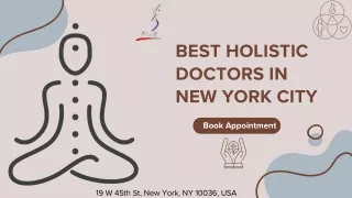 Top Holistic Doctors in NYC Enhance Your Health and Wellness