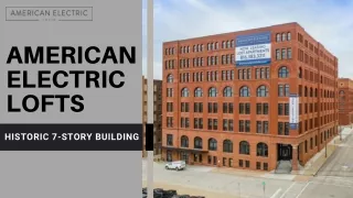 American Electric Lofts: Ultimate Apartments in St. Joseph, MO
