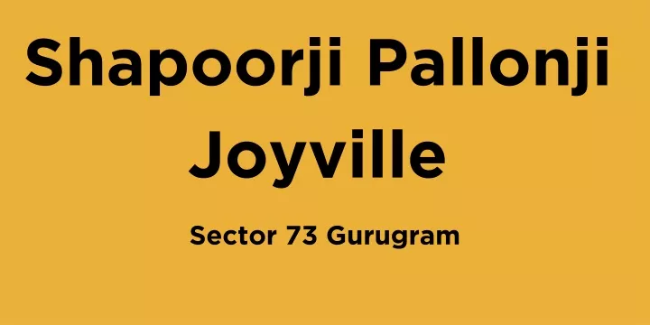 shapoorji pallonji joyville