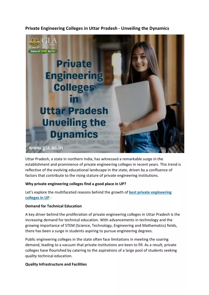 private engineering colleges in uttar pradesh