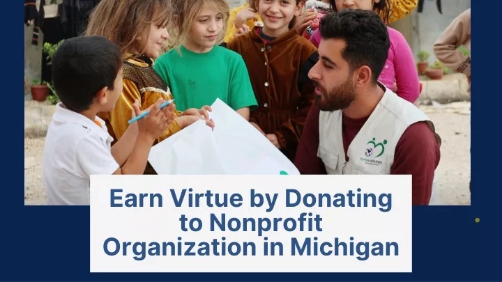 earn virtue by donating to nonprofit organization