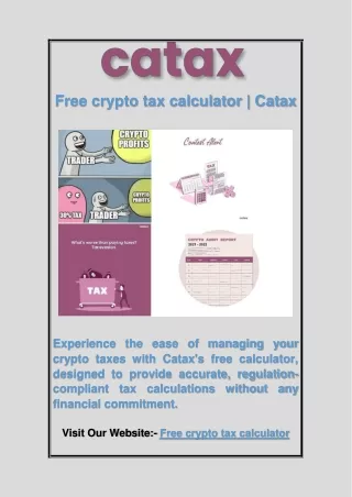 Free crypto tax calculator | Catax