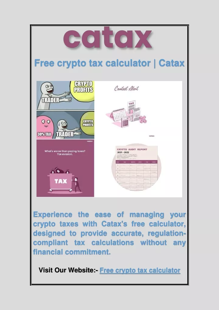 free crypto tax calculator catax
