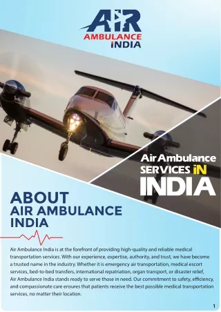 AIR AMBULANCE INDIA