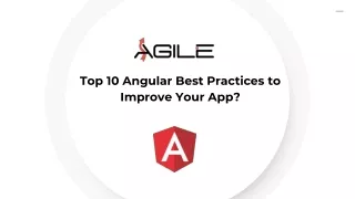 Top 10 Angular Best Practices to Improve Your App