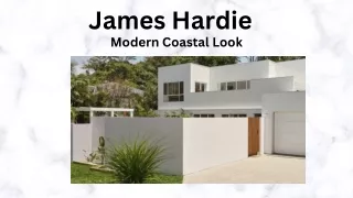 Modern Coastal Elegance: James Hardie's Inspiring Design Ideas