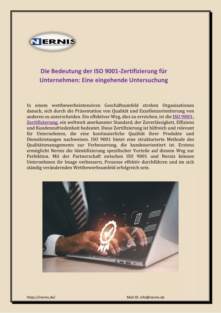 die bedeutung der iso 9001 zertifizierung