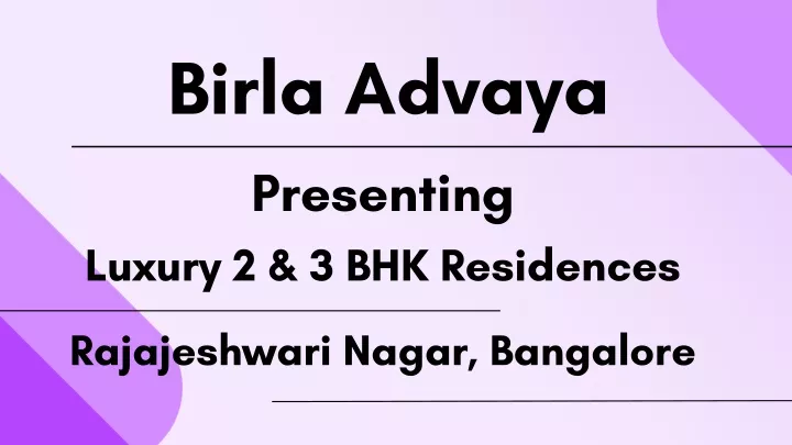 birla advaya