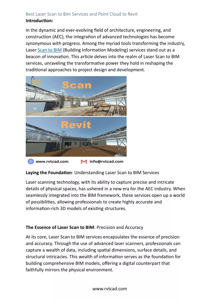 best laser scan to bim services and point cloud