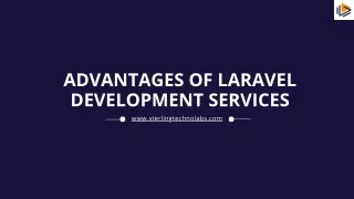 Advantages of Laravel Development Services