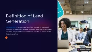 definition of lead generation
