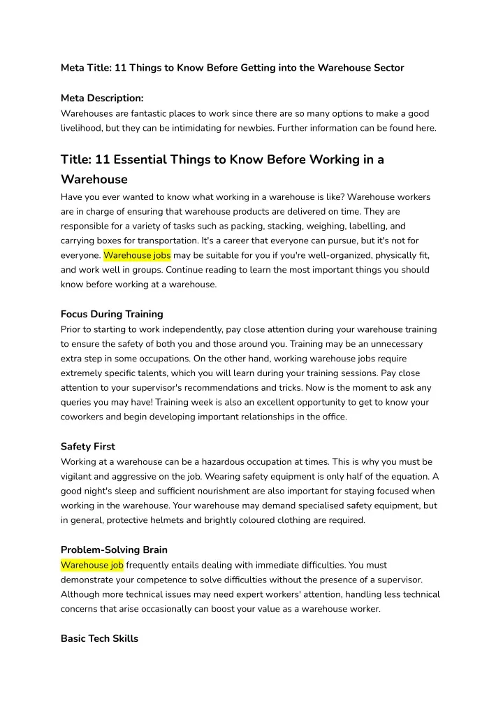 meta title 11 things to know before getting into
