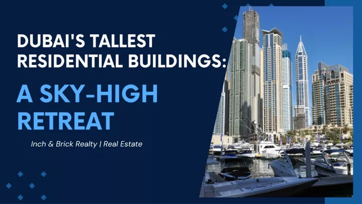 dubai s tallest residential buildings