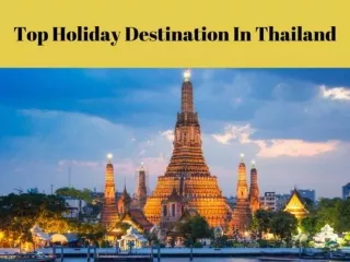 Holiday Destination in Thailand