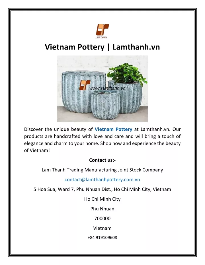 vietnam pottery lamthanh vn
