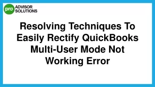 resolving techniques to easily rectify quickbooks